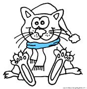 Animali da colorare gatto