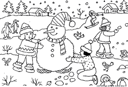 Disegni di Natale da colorare